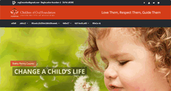 Desktop Screenshot of childrenofgodfoundation.com